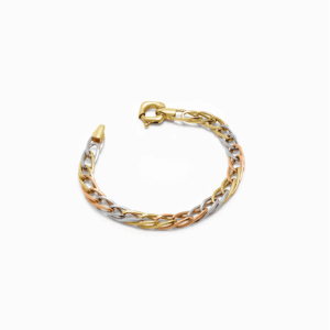 دستبند زنجیری 3 رنگ