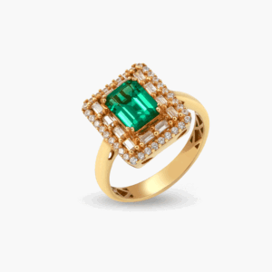 انگشتر پایه جواهر امرالد 00